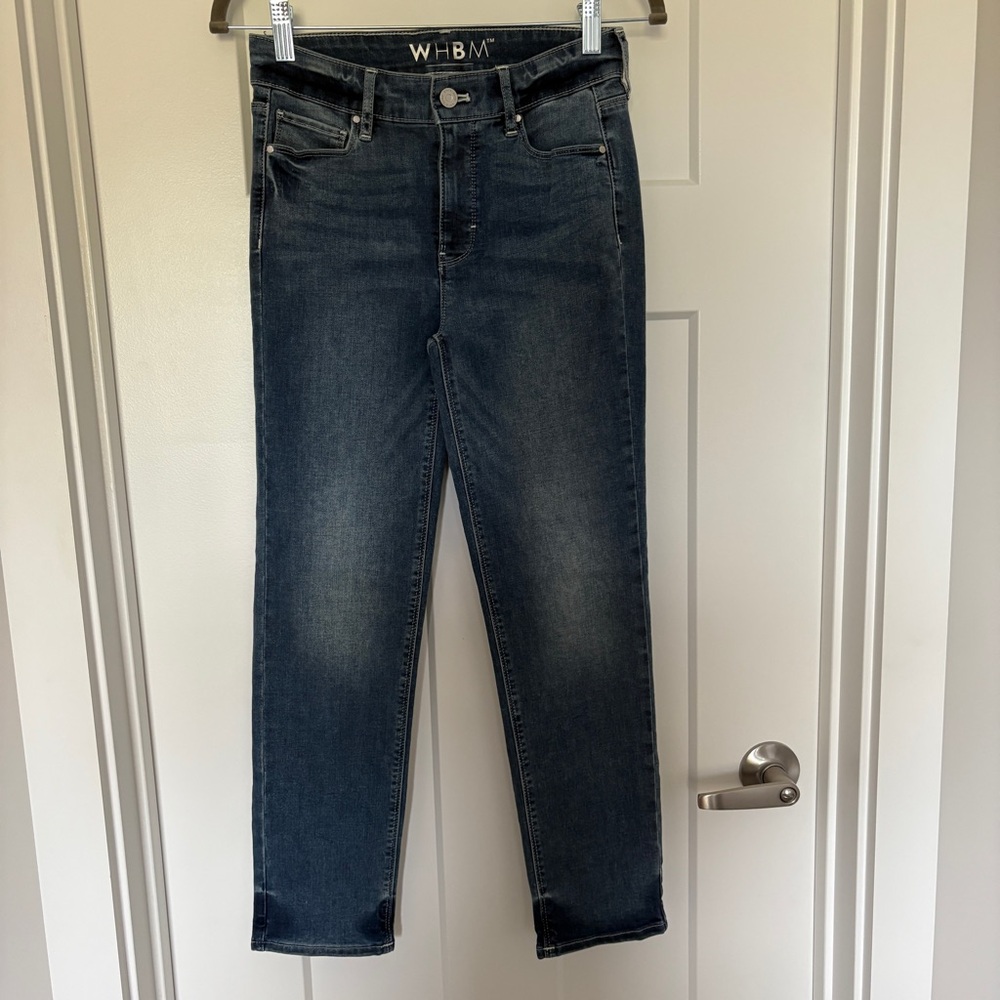 White House Black Market Light Wash Ankle Jeans Size 0